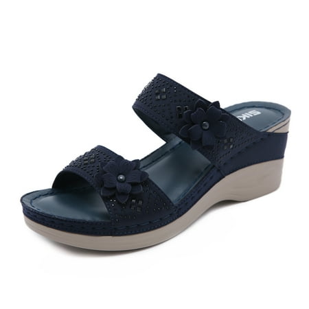 Wedge Sandals for Women Summer Slip on Slipper Platform Sandals Comfortable Casual Beach Shoes Bohemian Flip Flops Sandals A3
Wedge Sandals for Women Summer Slip on Slipper Platform Sandals Comfortable Casual Beach Shoes Bohemian Flip Flops Sandals A3