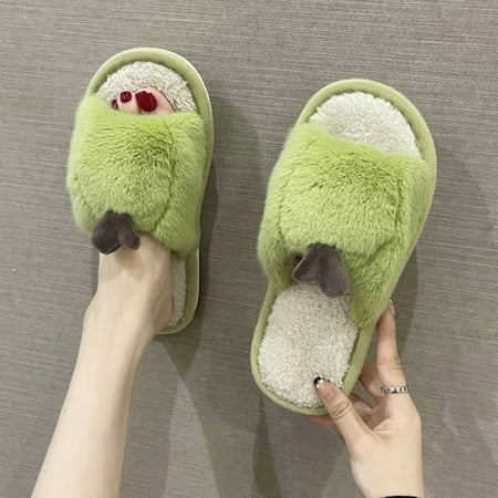 Gubotare Slippers For Men Slip On Slippers for Men Retro Soft Plush House Slippers Fluffy Cute Mens Mens Slippers Indoor Outdoor Green 8
Gubotare Slippers For Men Slip On Slippers for Men Retro Soft Plush House Slippers Fluffy Cute Mens Mens Slippers Indoor Outdoor Green 8