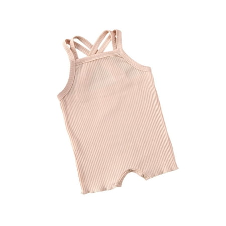 JBEELATE Newborn Infant Girls Suspenders Romper Vertical Stripe Plain Rib Stitch Jumpsuit Casual Outwear One Piece Cloth
JBEELATE Newborn Infant Girls Suspenders Romper Vertical Stripe Plain Rib Stitch Jumpsuit Casual Outwear One Piece Cloth
