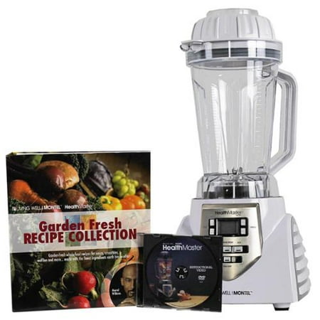 Montel Williams 1200 Watt 8-Speed HealthMaster Elite Blender & Emulsifier, White