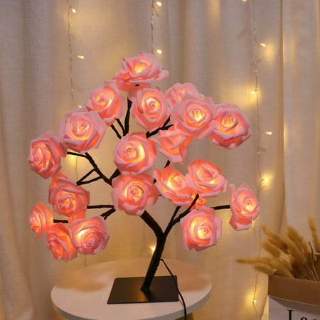 Rose Lamp Tree Rose Light Table Top Decorations Wedding Mother‘s Day Valentine’s Day Decorations Gift Girls Mom
Rose Lamp Tree Rose Light Table Top Decorations Wedding Mother‘s Day Valentine’s Day Decorations Gift Girls Mom