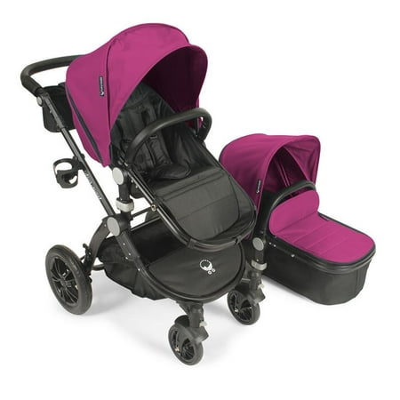 Babyroues Letour AVANT Infant Car Seat Stroller Canvas/Black Frame - Bloom