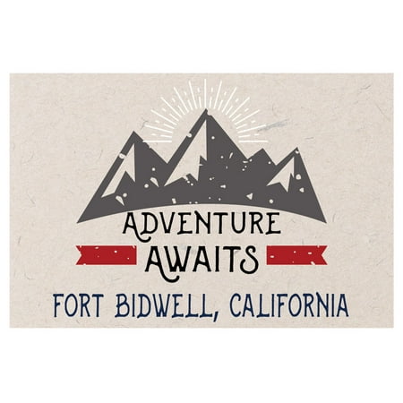 Fort Bidwell California Souvenir 2x3 Inch Fridge Magnet Adventure Awaits Design