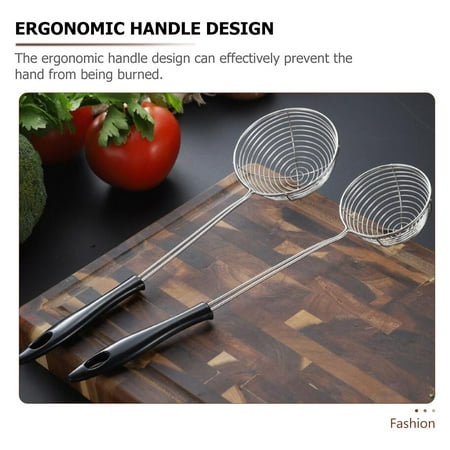 Stainless Steel Colander 4pcs Stainless Steel Colanders Home Sieve Colanders Hot-pot Strainers for Kitchen (Black)
Stainless Steel Colander 4pcs Stainless Steel Colanders Home Sieve Colanders Hot-pot Strainers for Kitchen (Black)