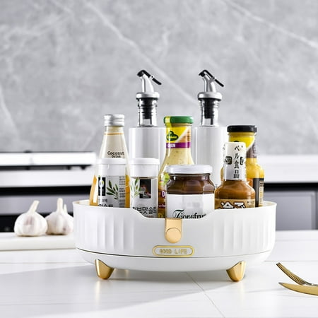 YUNx Spice Storage Box Round 360 Degree Rotating Anti-slip Large Capacity Space Saving Fruit Holder Ins Style Cosmetics Storage Box Home Supplies
YUNx Spice Storage Box Round 360 Degree Rotating Anti-slip Large Capacity Space Saving Fruit Holder Ins Style Cosmetics Storage Box Home Supplies