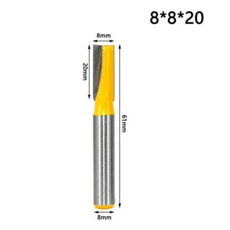 BAMILL 8mm Shank Bottom Wood Cleaning Bit Straight Router Bit Woodwork Milling Cutter
BAMILL 8mm Shank Bottom Wood Cleaning Bit Straight Router Bit Woodwork Milling Cutter