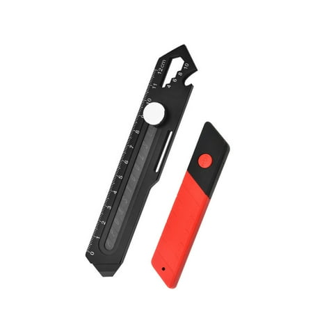 Kafsov Heavy Duty Utility Knife 2024 Multipurpose Stainless Steel Box Cutter with 5 Blades Retractable Locking Mechanism Multi-tool Design for Daily Tasks DIY Projects B
Kafsov Heavy Duty Utility Knife 2024 Multipurpose Stainless Steel Box Cutter with 5 Blades Retractable Locking Mechanism Multi-tool Design for Daily Tasks DIY Projects B