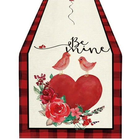 BLGAT Valentine s Day Table Runners Holiday Kitchen Dining Table Decoration For Indoor Outdoor Home Party Decor B
BLGAT Valentine s Day Table Runners Holiday Kitchen Dining Table Decoration For Indoor Outdoor Home Party Decor B