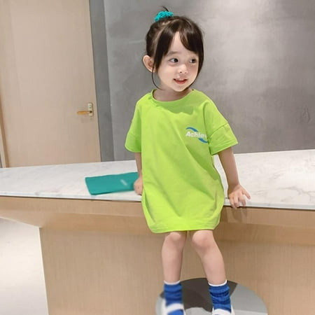 Girls Short Sleeve T-shirt Summer Children s Skirts Little Girls Foreign Style Loose Comfortable Clothing Kids Tops
Girls Short Sleeve T-shirt Summer Children s Skirts Little Girls Foreign Style Loose Comfortable Clothing Kids Tops