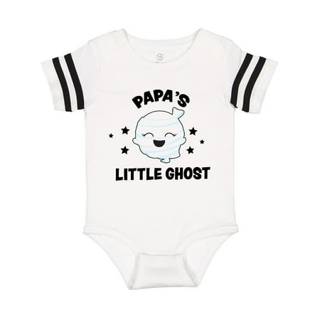 Inktastic Cute Papa s Little Ghost with Stars Gift Baby Girl Bodysuit
