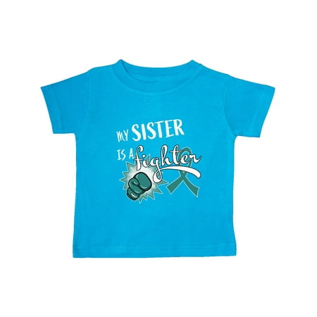 Inktastic Ovarian Cancer Awareness My Sister is a Fighter Gift Baby Boy or Baby Girl T-Shirt
Inktastic Ovarian Cancer Awareness My Sister is a Fighter Gift Baby Boy or Baby Girl T-Shirt