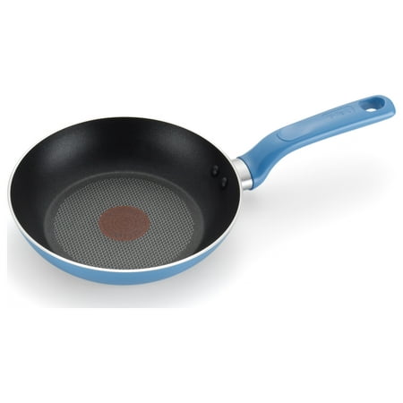 T-fal, Excite Nonstick, C96905, Dishwasher Safe Cookware, 10.25 Inch Fry Pan, Blue Turquoise