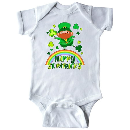 Inktastic Happy St. Patrick s Day Cute Leprechaun on Rainbow Gift Baby Boy or Baby Girl Bodysuit
Inktastic Happy St. Patrick s Day Cute Leprechaun on Rainbow Gift Baby Boy or Baby Girl Bodysuit