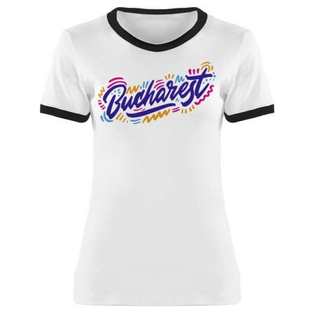 Bucharest Handwritten Tee Women's -Image by Shutterstock
