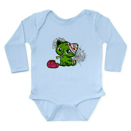 CafePress - Zombie Kitty Whole Body Suit - Long Sleeve Infant Bodysuit