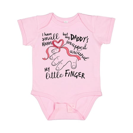 Inktastic I Have Small Hands but My Daddys Wrapped Around My Little Finger Gift Baby Boy or Baby Girl Bodysuit
Inktastic I Have Small Hands but My Daddys Wrapped Around My Little Finger Gift Baby Boy or Baby Girl Bodysuit