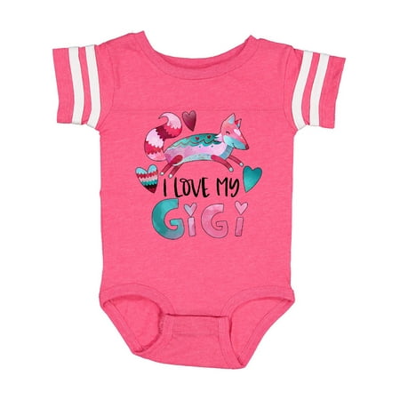 Inktastic I Love My Gigi Pink and Blue Fox with Hearts Gift Baby Boy or Baby Girl Bodysuit
Inktastic I Love My Gigi Pink and Blue Fox with Hearts Gift Baby Boy or Baby Girl Bodysuit