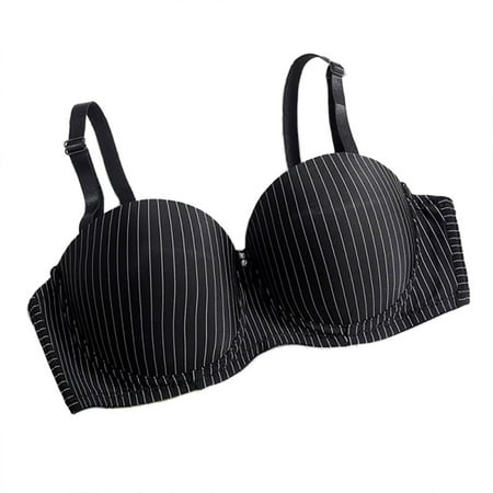 Ladies Sexy Bra Striped Gathered Steel Ring Push High Seamless Massage Thin Underwear
Ladies Sexy Bra Striped Gathered Steel Ring Push High Seamless Massage Thin Underwear