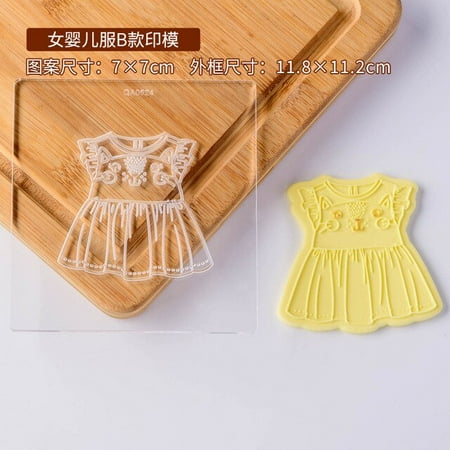 DabuLiu Boy Girl Cookie Embossing Mould BABY Clothes Fondant Cookie Mould Anime Cartoon Birthday Dessert Decoration Stamp Baking Tools
DabuLiu Boy Girl Cookie Embossing Mould BABY Clothes Fondant Cookie Mould Anime Cartoon Birthday Dessert Decoration Stamp Baking Tools