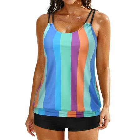 Reed Two Piece Swimsuits For Women Athletic Tankini Top With Boy Shorts And Sports Bra Bathing Suit
Reed Two Piece Swimsuits For Women Athletic Tankini Top With Boy Shorts And Sports Bra Bathing Suit