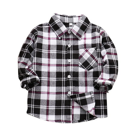 QWERTYU Infant Baby Toddler Kids Boy Plaid Long Sleeve Shirts Fall Winter High Neck Cotton Jackets Pockets Button Up Outerwear
QWERTYU Infant Baby Toddler Kids Boy Plaid Long Sleeve Shirts Fall Winter High Neck Cotton Jackets Pockets Button Up Outerwear