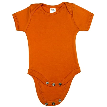 Earth Elements Baby Short Sleeve Bodysuit 0-3 Months Orange