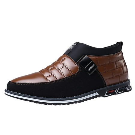 QYZEU Men S Side Zipper Boots Leather Shoes Mens 11 Fashion Style Men S Breathable Comfortable Business Slip On Work Leisure Hit Color Leather Shoes
QYZEU Men S Side Zipper Boots Leather Shoes Mens 11 Fashion Style Men S Breathable Comfortable Business Slip On Work Leisure Hit Color Leather Shoes