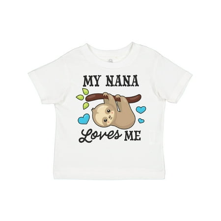 Inktastic My Nana Loves Me with Sloth and Hearts Gift Toddler Boy or Toddler Girl T-Shirt
Inktastic My Nana Loves Me with Sloth and Hearts Gift Toddler Boy or Toddler Girl T-Shirt