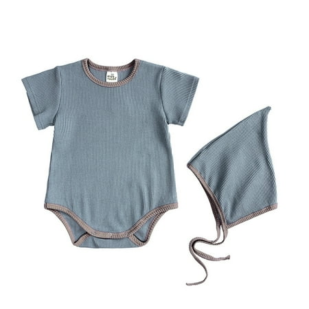Romper For Boys Pattern Printed Short Sleeve Cotton Summer Rib Coveralls Bodysuit Cap Hat Homewear Soft Fittness Loose Jumpsuits
Romper For Boys Pattern Printed Short Sleeve Cotton Summer Rib Coveralls Bodysuit Cap Hat Homewear Soft Fittness Loose Jumpsuits