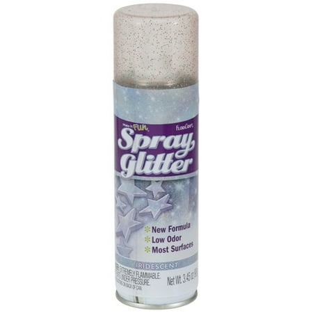 spray glitter iridescent floracraft