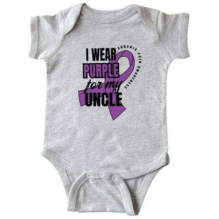 Inktastic Chronic Pain I Wear Purple For My Uncle Gift Baby Boy or Baby Girl Bodysuit
Inktastic Chronic Pain I Wear Purple For My Uncle Gift Baby Boy or Baby Girl Bodysuit