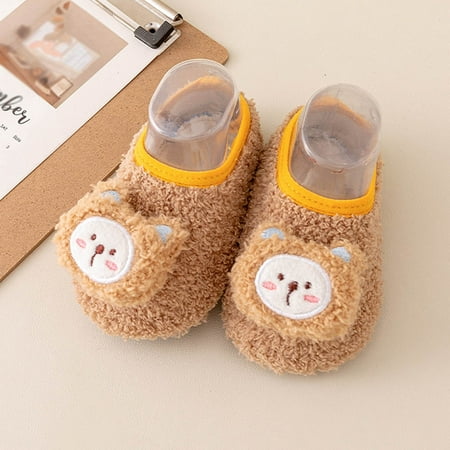 Hunpta Toddler Shoes Infant Toddler Shoes Boys Girls Baby Shoes Soft Sole Slip On Shoes Animal Decorate Toddler Shoes