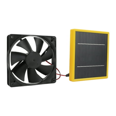 5W 12V Solar Powered Fan ABS Monocrystalline Silicon Exhaust Fan Kit with Solar Panel Portable Cooling Ventilator for Chicken Coop Greenhouse
5W 12V Solar Powered Fan ABS Monocrystalline Silicon Exhaust Fan Kit with Solar Panel Portable Cooling Ventilator for Chicken Coop Greenhouse