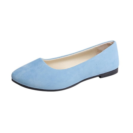 KIJBLAE Women s Solid Color Pointed Toe Flats Comfortable Slip-On Loafers Work Office Dress Shoes Ballerina Flats Light Blue 37
KIJBLAE Women s Solid Color Pointed Toe Flats Comfortable Slip-On Loafers Work Office Dress Shoes Ballerina Flats Light Blue 37