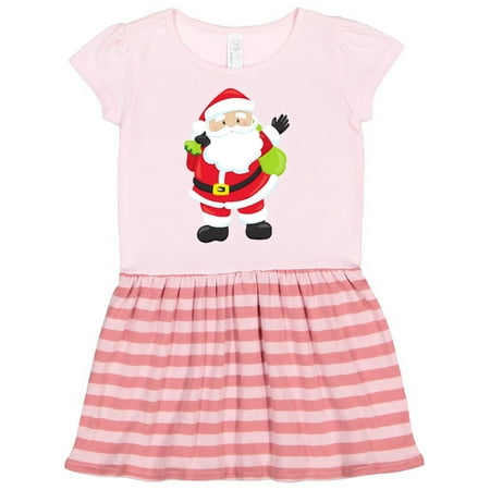 Inktastic Santa Claus Smiling Santa Santa With Gift Bag Gift Toddler Girl Dress 
Inktastic Santa Claus Smiling Santa Santa With Gift Bag Gift Toddler Girl Dress