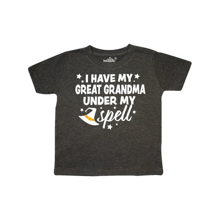 Inktastic I Have My Great Grandma Under My Spell with Cute Witch Hat Gift Toddler Boy or Toddler Girl T-Shirt
Inktastic I Have My Great Grandma Under My Spell with Cute Witch Hat Gift Toddler Boy or Toddler Girl T-Shirt