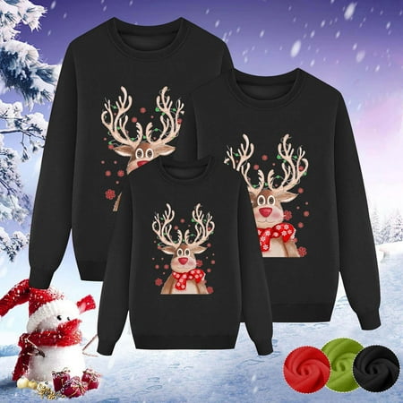 XUNHAO Matching Christmas Family Outfit Parent Child Christmas Printed Long Sleeved Round Neck Fleece Sweatshirt Outdoor Photography Set
XUNHAO Matching Christmas Family Outfit Parent Child Christmas Printed Long Sleeved Round Neck Fleece Sweatshirt Outdoor Photography Set