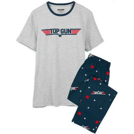 Top Gun Mens Logo Long Pyjama Set