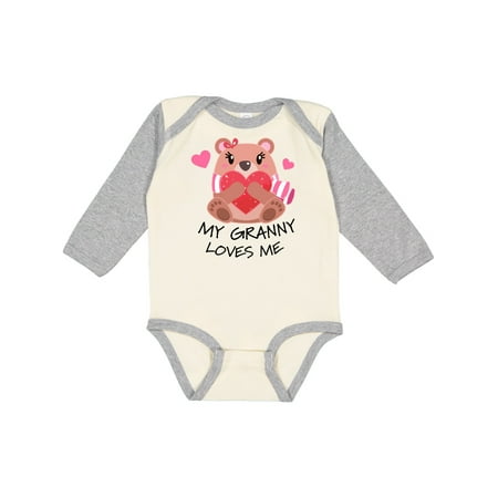 Inktastic My Granny Loves me- bear and hearts Gift Baby Boy or Baby Girl Long Sleeve Bodysuit
Inktastic My Granny Loves me- bear and hearts Gift Baby Boy or Baby Girl Long Sleeve Bodysuit