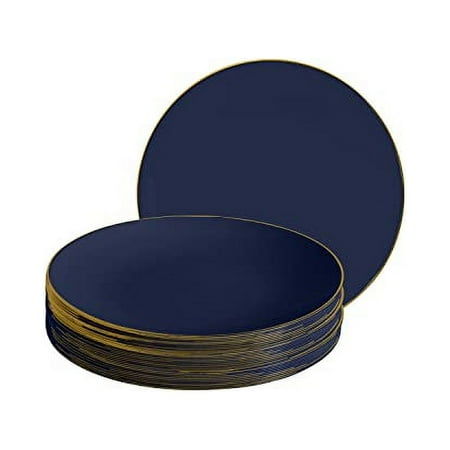 NYC Plastic 30 Pack Dinnerware Plates | Disposable| 7.5 | Salad Plate| Appetizer | Dessert| ware| Supplies | Holidays | Navy
NYC Plastic 30 Pack Dinnerware Plates | Disposable| 7.5 | Salad Plate| Appetizer | Dessert| ware| Supplies | Holidays | Navy