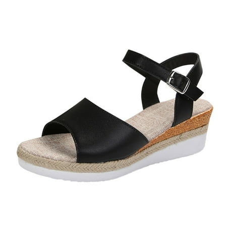 Liaosiiii Womens Sandals Pairs Women s Summer Fashion Thick Bottom Slope Heel Open Toe Sandals Out Casual Comfortable Sandals
Liaosiiii Womens Sandals Pairs Women s Summer Fashion Thick Bottom Slope Heel Open Toe Sandals Out Casual Comfortable Sandals