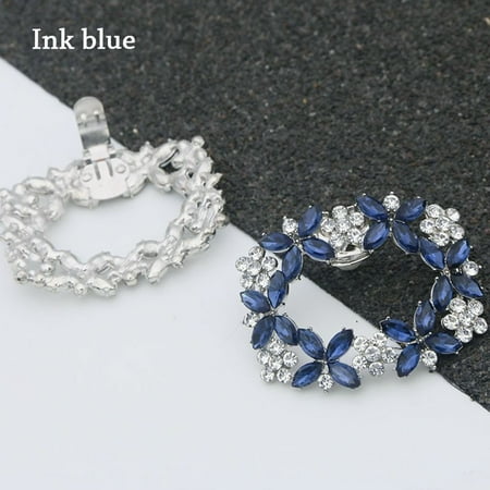 1pcs Women Rhinestone Wedding High Heel Square Clamp Charm Buckle Shiny Clips Shoe Decorations Clip INK BLUE
1pcs Women Rhinestone Wedding High Heel Square Clamp Charm Buckle Shiny Clips Shoe Decorations Clip INK BLUE