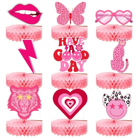 9 Pieces Preppy Style Honeycomb Table Centerpiece Y2k Hot Pink Honeycomb Table Topper Preppy Supplies for Preppy Smile Happy Face Party Decoration Boys and Girls Tables Decorations
9 Pieces Preppy Style Honeycomb Table Centerpiece Y2k Hot Pink Honeycomb Table Topper Preppy Supplies for Preppy Smile Happy Face Party Decoration Boys and Girls Tables Decorations