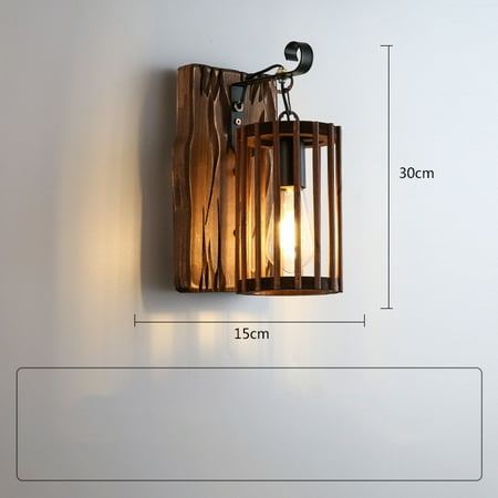 Homeex American Retro Industrial Style Solid Wood Creative Personality Nostalgic Wall Lamp 1 Style
Homeex American Retro Industrial Style Solid Wood Creative Personality Nostalgic Wall Lamp 1 Style
