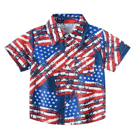 KDFJPTH Boys Girls Short Sleeve Summer Casual Star Striped Prints Gentleman Hawaii Beach Holiday Shirts T Shirt Toddler Tops
KDFJPTH Boys Girls Short Sleeve Summer Casual Star Striped Prints Gentleman Hawaii Beach Holiday Shirts T Shirt Toddler Tops