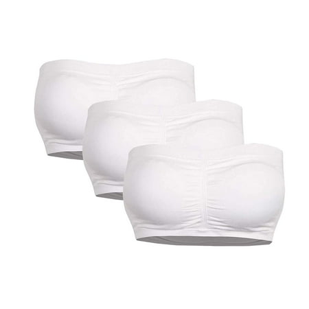 MRULIC tube tops for women Women Size Plus Removable Padded Top Stretchy Bra Strapless Double Bandeau White + S
MRULIC tube tops for women Women Size Plus Removable Padded Top Stretchy Bra Strapless Double Bandeau White + S