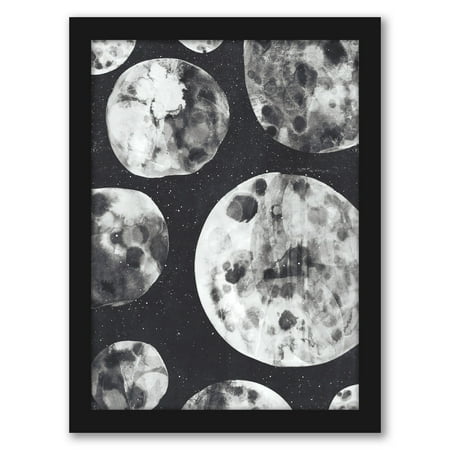 Americanflat Moons by Tracie Andrews Black Frame Wall Art