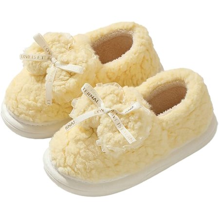 PIKADINGNIS Women Cute Trendy Bow Lace Fluffy Slippers Warm Soft Furry Fur Indoor House Shoes Outdoor Heel Cover
PIKADINGNIS Women Cute Trendy Bow Lace Fluffy Slippers Warm Soft Furry Fur Indoor House Shoes Outdoor Heel Cover