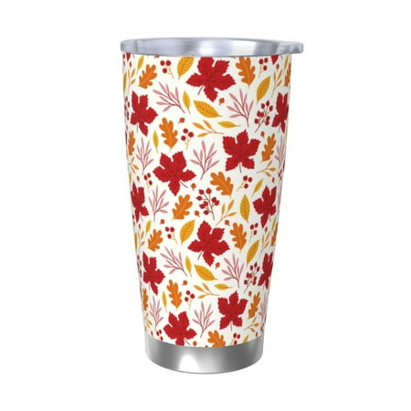 Logiee fall laef Maple Print 20OZ Car Cup with Lid Stainless Steel Vacuum Insulated Double Wall Travel Tumbler Durable Insulated Coffee Mug Thermal Cup with Straw-Without Straw
Logiee fall laef Maple Print 20OZ Car Cup with Lid Stainless Steel Vacuum Insulated Double Wall Travel Tumbler Durable Insulated Coffee Mug Thermal Cup with Straw-Without Straw