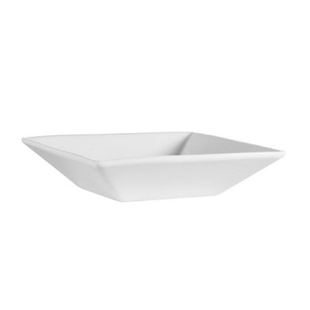 Sushia Square Bowl 18 Oz. 7 Sq. X 2 H Porcelain White